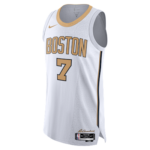 Jaylen Brown Boston Celtics City Edition Men's Nike Dri-FIT ADV NBA Authentic Jersey - White