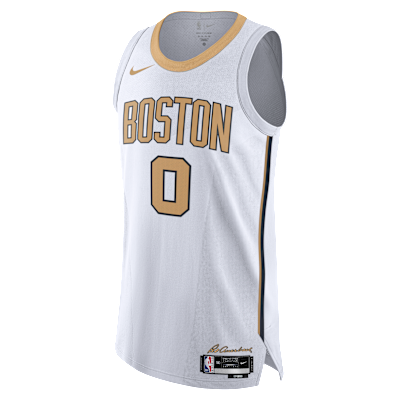 Jayson Tatum Boston Celtics City Edition Men's Nike Dri-FIT ADV NBA Authentic Jersey - White