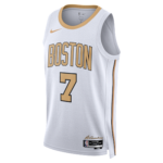 Jaylen Brown Boston Celtics City Edition Men's Nike NBA Swingman Jersey - White