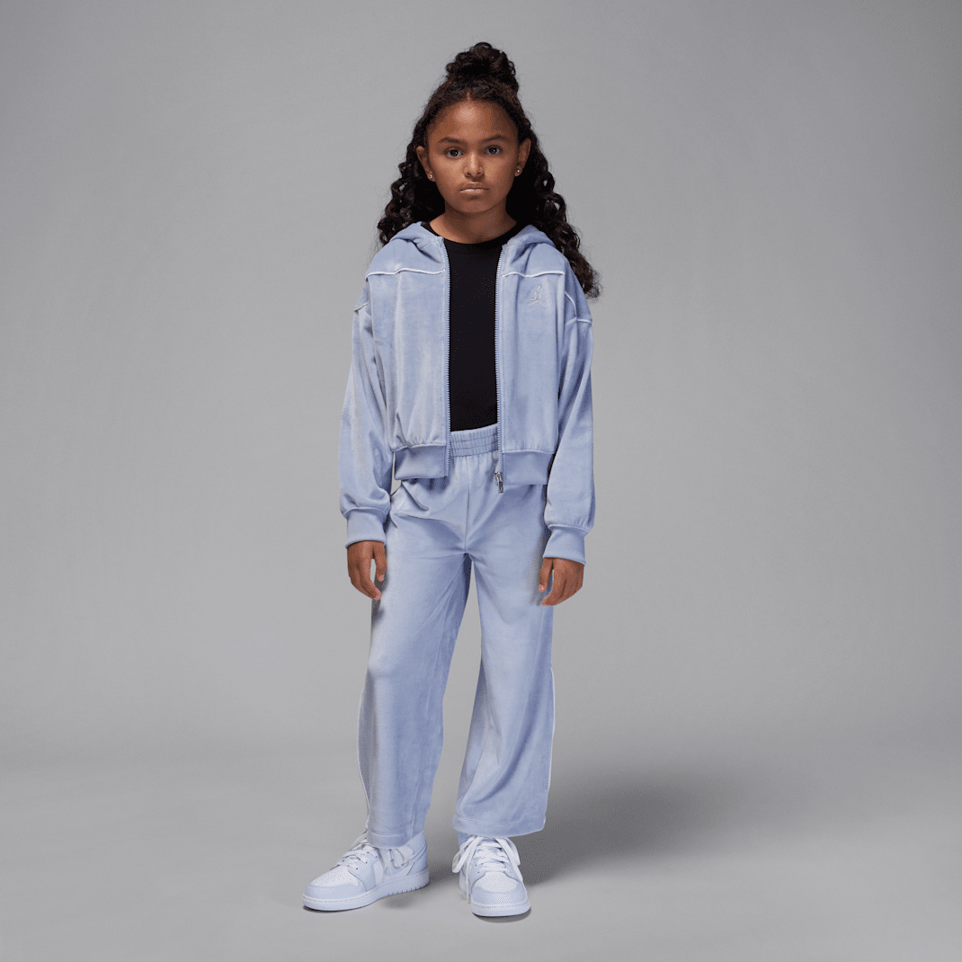 Jordan Mountainside Little Kids' 2-Piece Velour Set - Ghost